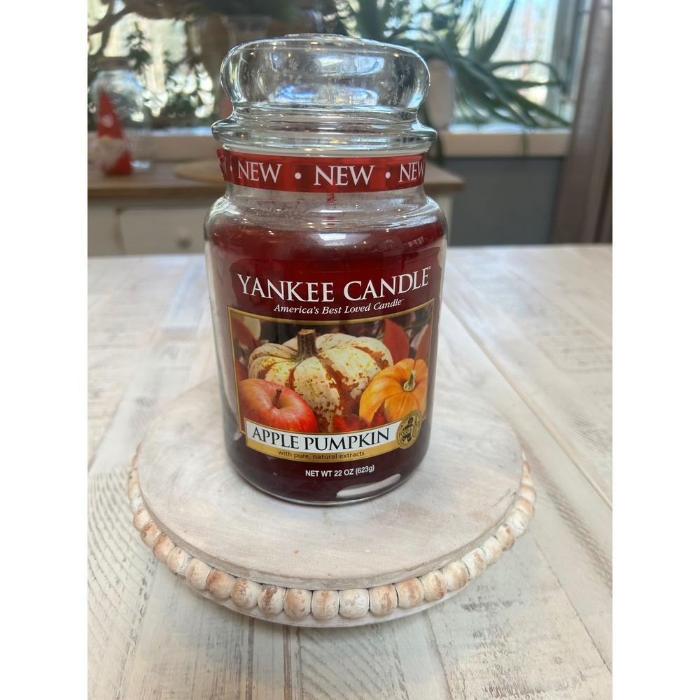 Yankee Candle Apple Pumpkin Large Jar Scented Candle New